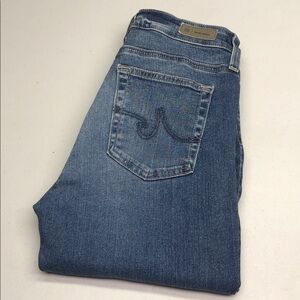 AG ADRIANO GOLDSCHMIED MARI HIGH-RISE SLIM STRAIGHT JEANS 27x29 ⭐️